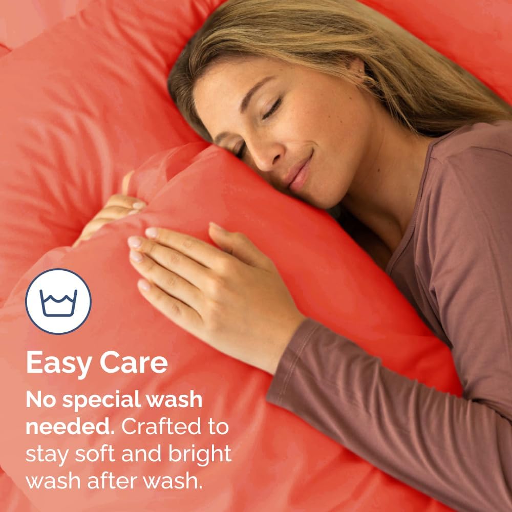 King Pillow Cases Set of 2 - Ultra Soft Hotel Quality Pillowcase Covers - Comfy, Cozy & Wrinkle Free - Shrinkage, Stain and Fade…
