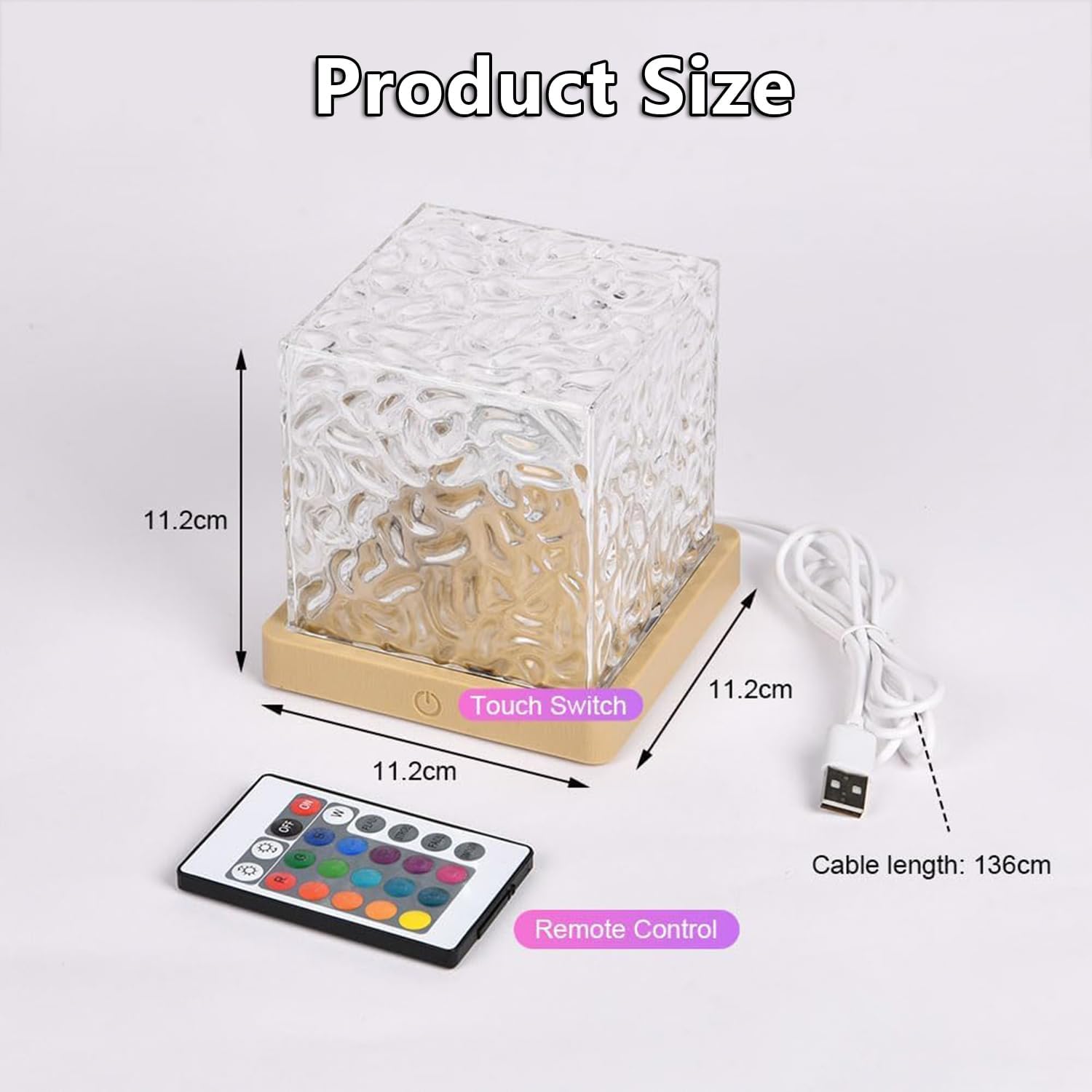 Ocean Wave Projector Light, 16-Color LED Shower Lamp with Remote, 3D Water Ripple Projection, Romantic Ambient Lighting for Kids Room…