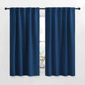 NICETOWN RV Curtains for Camper Windows - (Moroccan Blue Color) 34x54 Inch, 2 Panels Set, Thermal Insulated Room Darkening Blackout…