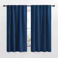 NICETOWN Blackout Curtains Window Panel Drapes - (Moroccan Blue Color) W42 x L63, 2 Panels, Home Decoration Light Blocking Thermal…