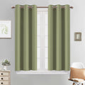 Yakamok Light Blocking Window Blackout Curtains Thermal Insulated Room Darkening Drapes for Bedroom, Solid Grommet Top Window Panels…