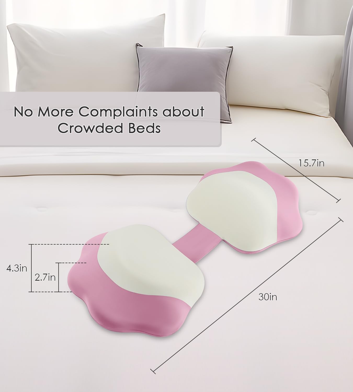 Donama Memory Foam Maternity Pillow for Sleeping, Pregnancy Pillows Support for Back Belly HIPS, Adjustable Travel Wedge Pillow for Pregnan…