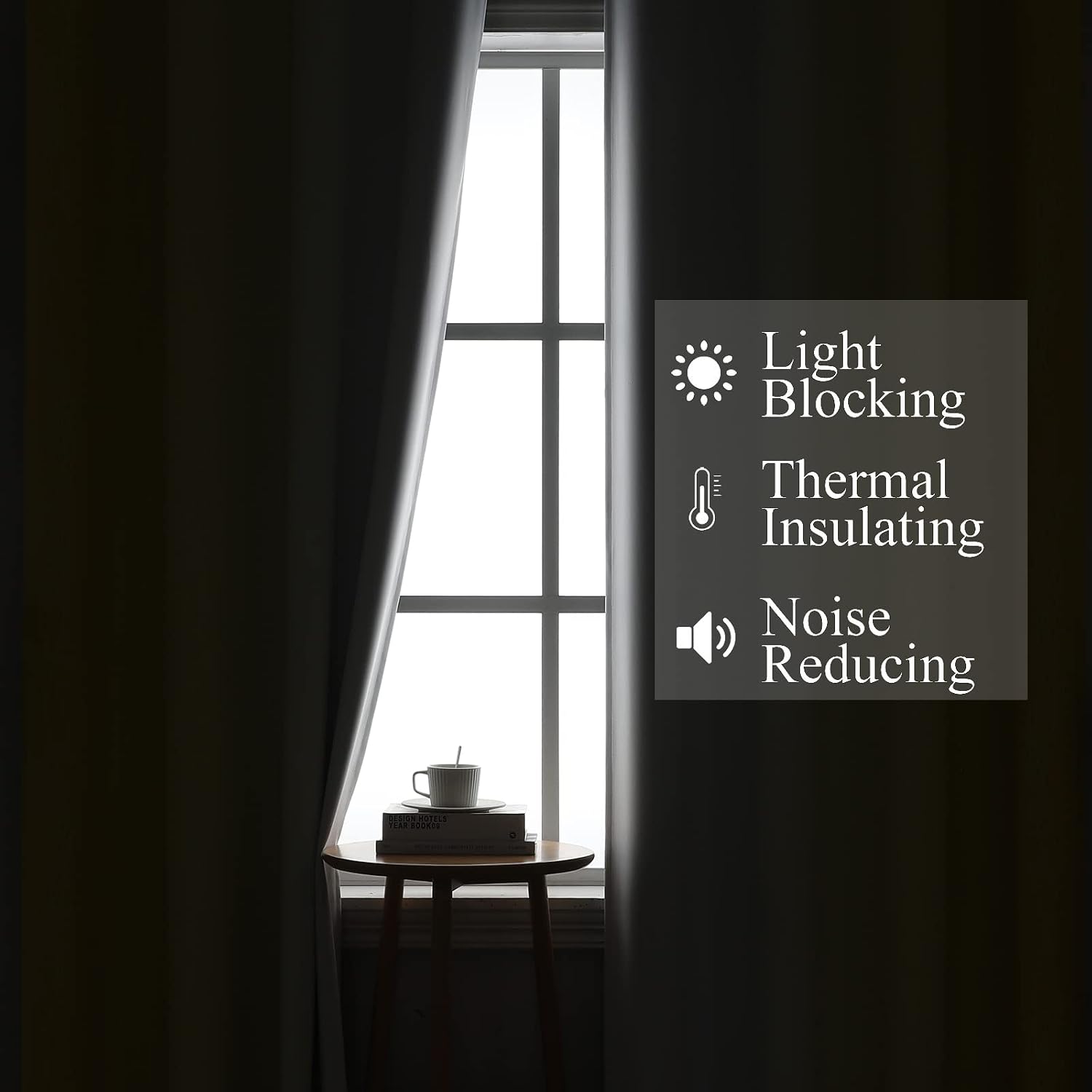 Estelartextiler Estelar Textiler Yellow and Grayish White Blackout Curtains 108 Inches Long, Thermal Insulated Drapes for Bedroom, Full Lig…