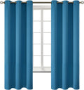 BGment Blackout Curtains - Grommet Thermal Insulated Room Darkening Bedroom and Living Room Curtains, Set of 2 Panels (42 x 63 Inch, Steel…