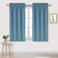DWCN Blackout Curtains for Living Room Thermal Insulated, Energy Saving & Noise Reducing Bedroom Curtains, Stone Blue, W 38x L 45 Inch…