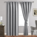 Jiuzhen Thermal Insulated Blackout Curtains - Room Darkening, Energy Saving & Noise Reducing, 52 x 84 Inch Length Curtains for Bedroom & Li…