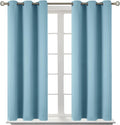 BGment Room Darkening Curtains 45 Inches Long - Grommet Thermal Insulated Drapes Window Treatment Curtains for Bedroom, 2 Panels, 38 x 45 I…