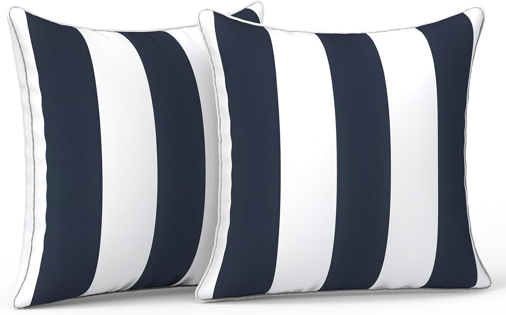 LVTXIII Outdoor Throw Pillow Covers Set of 2, Patio Waterproof Pillow Cases Fade Resistant Accent Pillow Covers for Home and Garden…