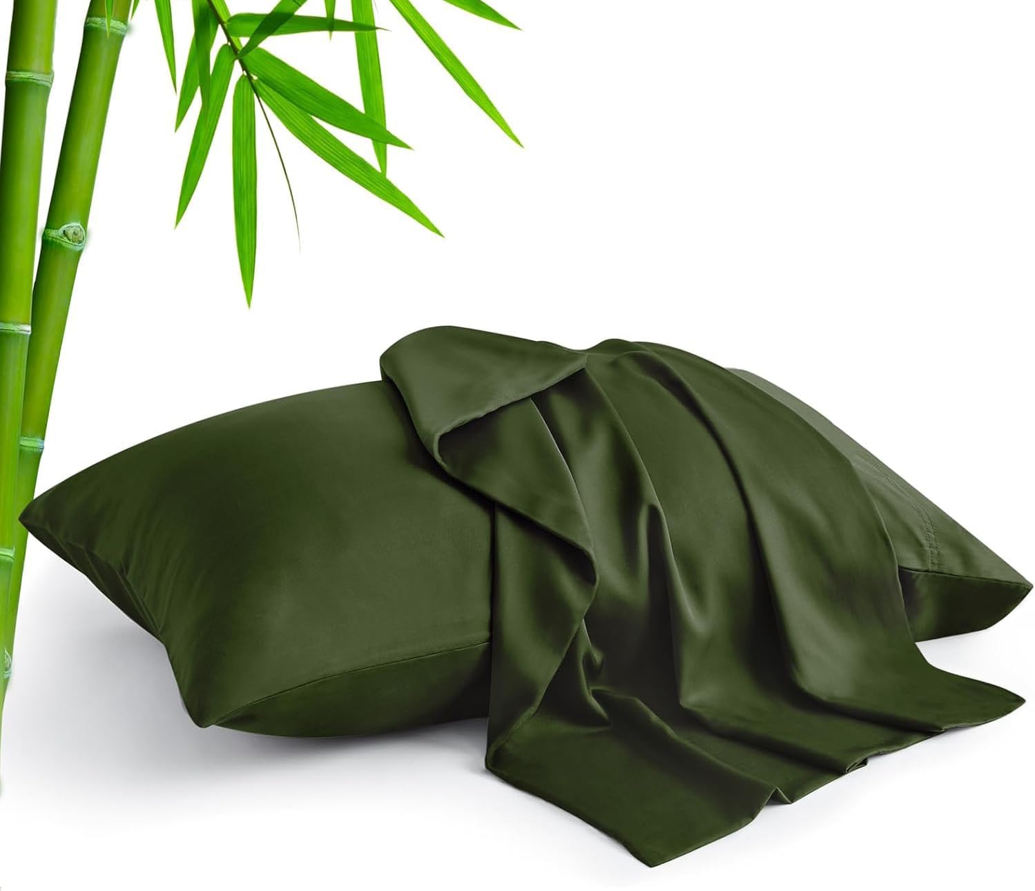 Bedelite King Size Pillow Cases Set of 2, Rayon Derived from Bamboo, Cooling Pillow Cases for Hot Sleepers & Night Sweats, Breathable and S…