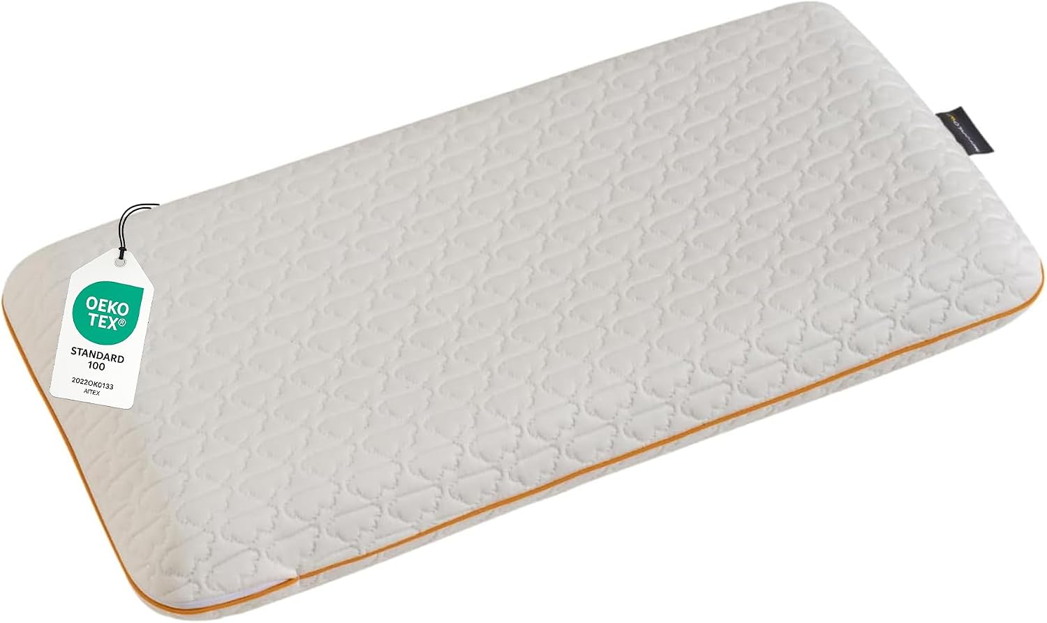 Kids Memory Foam Pillow for Sleeping, Breathable and Soft Pillows for Toddler, Boy, Girl, Small, 26x13x2.36 inches, White