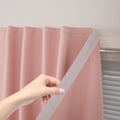 Self Adhesive Blackout Curtains- Stick on Curtains Shades Window Blinds Curtains No Rod Needed Easy to Hang Curtain, Use for Bedroom…