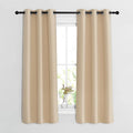 Nicetown Blackout Curtain Panels for Living Room - Window Treatment Thermal Insulated Solid Grommet Vertical Drapes Window Treatments for B…