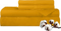 Royalelinens ROYALE LINENS 300 Thread Count 100% Long Staple Combed Cotton Sheet Set - 4 Piece King Bed Sheets - 1 Fitted, 1 Flat & 2 Pillo…