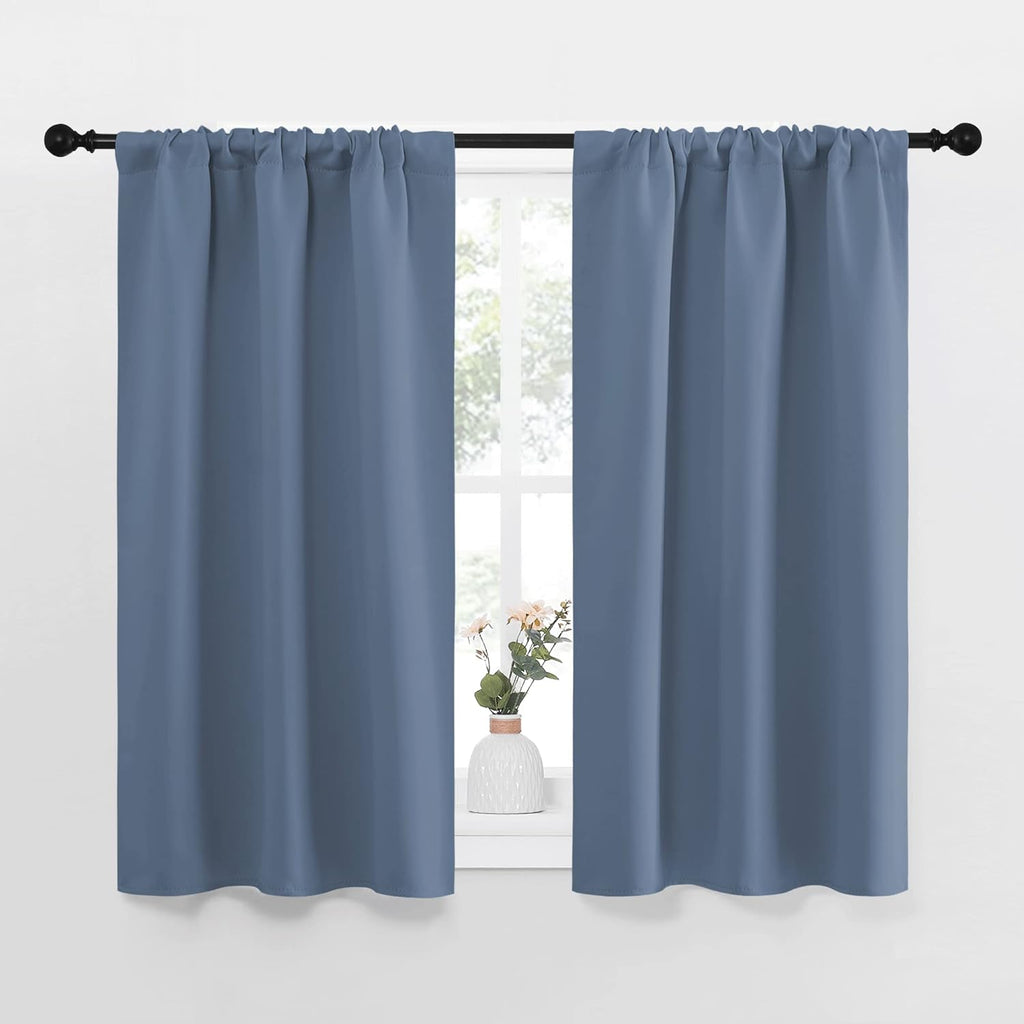 NICETOWN RV Blackout Curtains for Camper Windows, Short Blackout Curtains & Drapes, Thermal Insulated Blackout Curtain Panels for Kids…