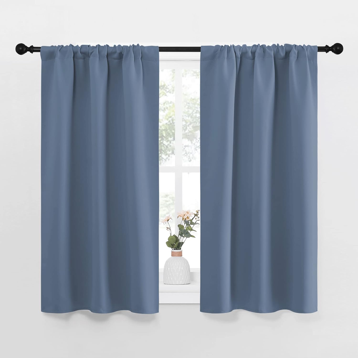 NICETOWN RV Blackout Curtains for Camper Windows, Short Blackout Curtains & Drapes, Thermal Insulated Blackout Curtain Panels for Kids…