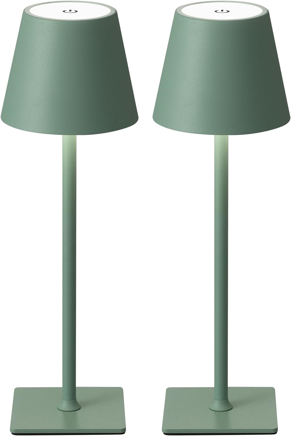 KDG 2 Pack Cordless Table Lamp, Portable LED Desk Lamp, 4000mAh Battery Operated, 3 Color Stepless Dimming Up, for…