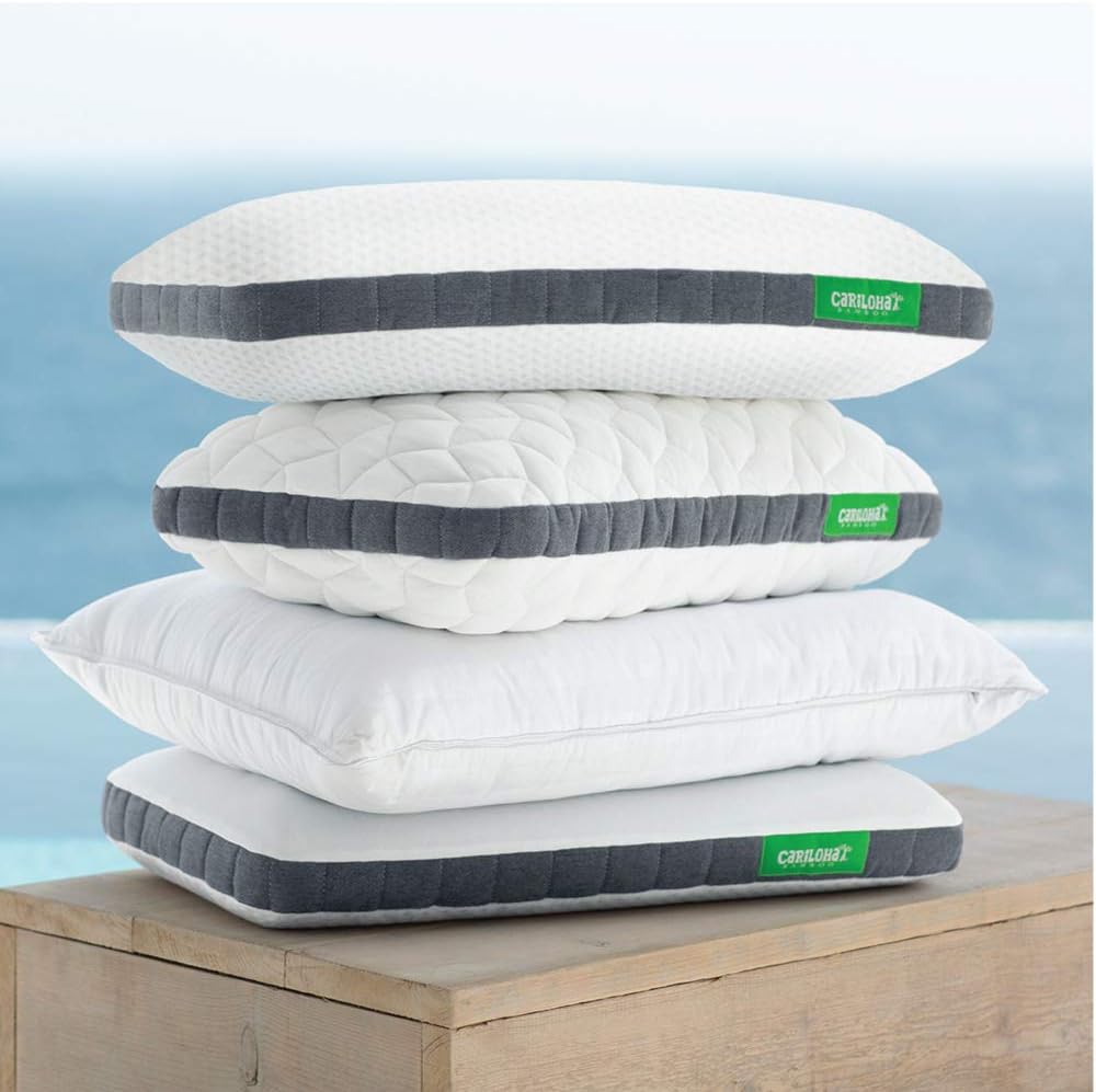 Cariloha Luxurious Cooling Airflow Pillow | King | White | 38" Lx20 W | Viscose Material | Naturally Breathable, Hypoallergenic, and Moistu…