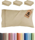 King Standard Pillow Cases Set of 6 - Ultra Soft Hotel Quality Pillowcase Covers - Comfy & Wrinkle Free - Shrink & Fade Resistant…