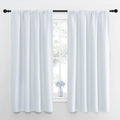 NICETOWN Bedroom Curtain Panels - Window Treatment Thermal Insulated Rod Pocket Room Darkening Curtains/Drapes for Bedroom (2 Panels, 42…