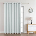 Joydeco White Curtains 108 Inches Long 1 Panel, Thermal Insulated Long Curtains& Drapes 1 Piece, Room Darkening Grommet Drapes for Living R…