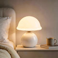 Mushroom Table Lamp for Bedroom, Cozy Bedside Lamp with Glass Shade, Stepless Dimmable Nightstand Lamp for Relaxing Bedroom Decor &…