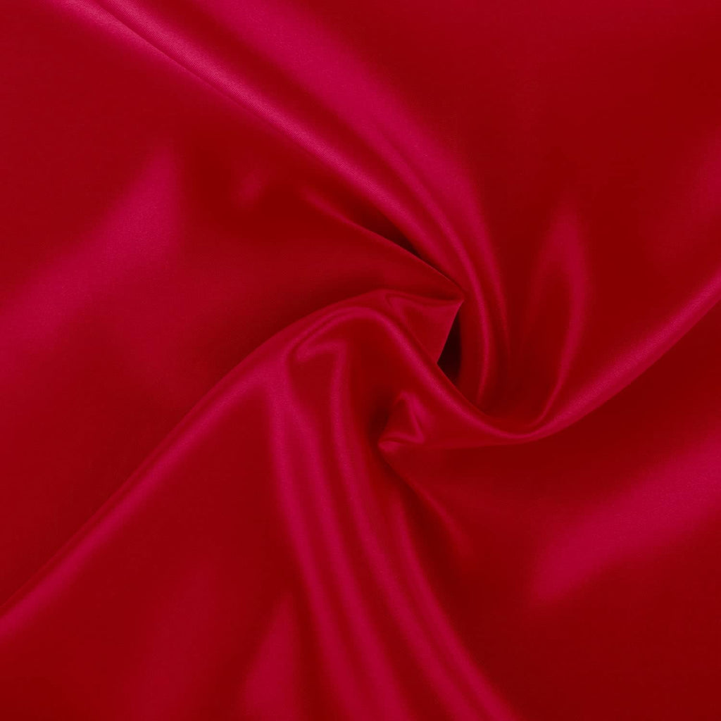 Blissford Satin Pillowcase with Zipper, for Hair and fabric comfort, Feels Soft and Cool Like a Silk Pillowcase, Red Satin Pillow Cases…