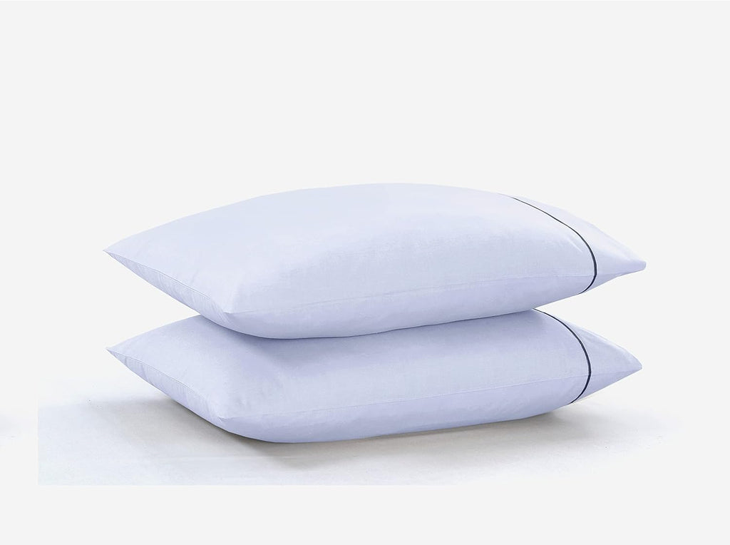 100% Cotton Percale Pillowcases, 4 Pack Pillow Cases, Soft & Breathable Pillow Covers, Light Weight Fabric, Smooth Airy Weave, for Her or…