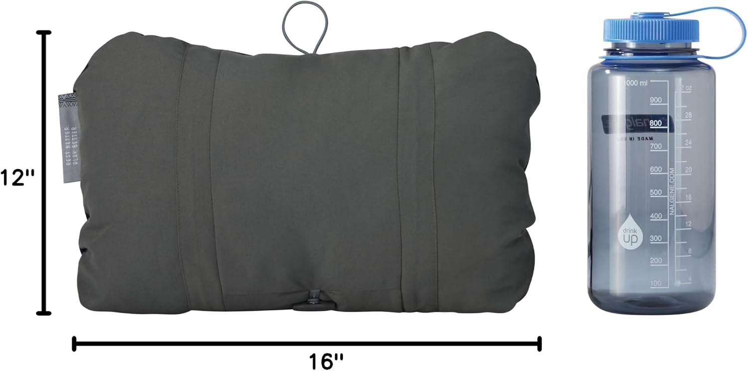 Therm-a-Rest Compressible Cinch Camping and Backpacking Pillow, Small - 12 x 16 Inch, Outerspace