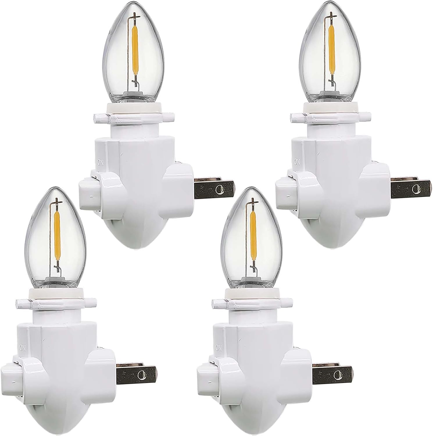 Plug-in Night Lights, Standard Plug-in Nightlight Module, On/Off Switch, E12 Socket C7 Led Light Bulbs, Suitable for DIY Handmade Decorative…