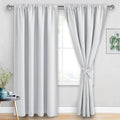 Jiuzhen Curtains for Bedroom - Thermal Insulated Room Darkening Noise Reducing, 70 x 84 Inch Blackout Curtains for Living Room, Light Block…