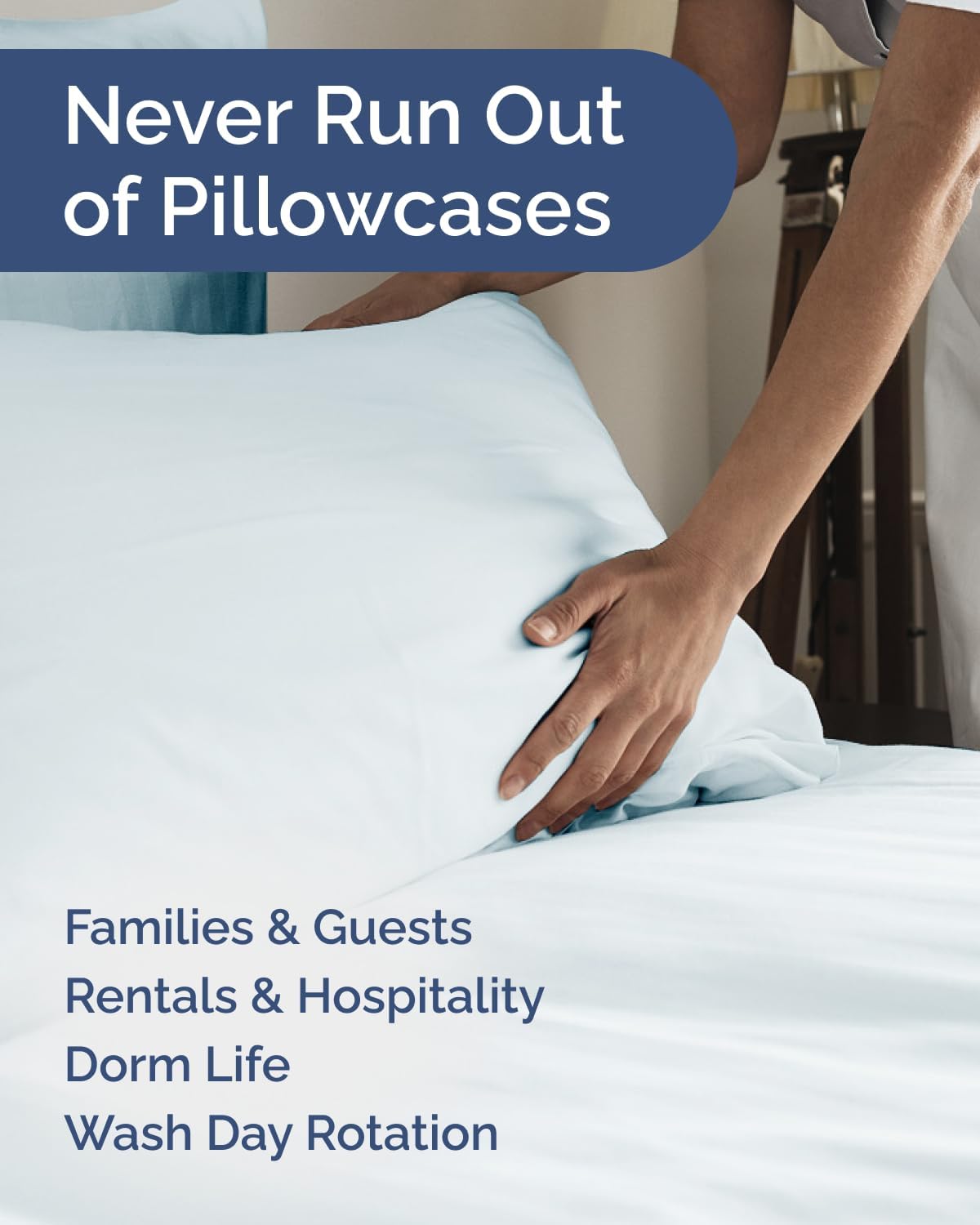 Queen Pillow Cases Set of 6 - Ultra Soft Hotel Quality Pillowcase Covers - Comfy, Cozy & Wrinkle Free - Shrink, Stain & Fade Resistant…