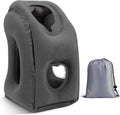 Moko Inflatable Travel Pillow, Comfortable Neck Pillow with Storage Bag Support Shoulder and Neck to Avoid Pain for Airplane Train Office…