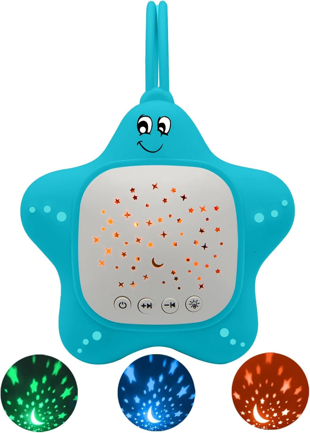 Junificent White Noise Machine for Baby with Star Projector | Music for Nursery & Travel | Portable Sound Machine Lullabies for I…