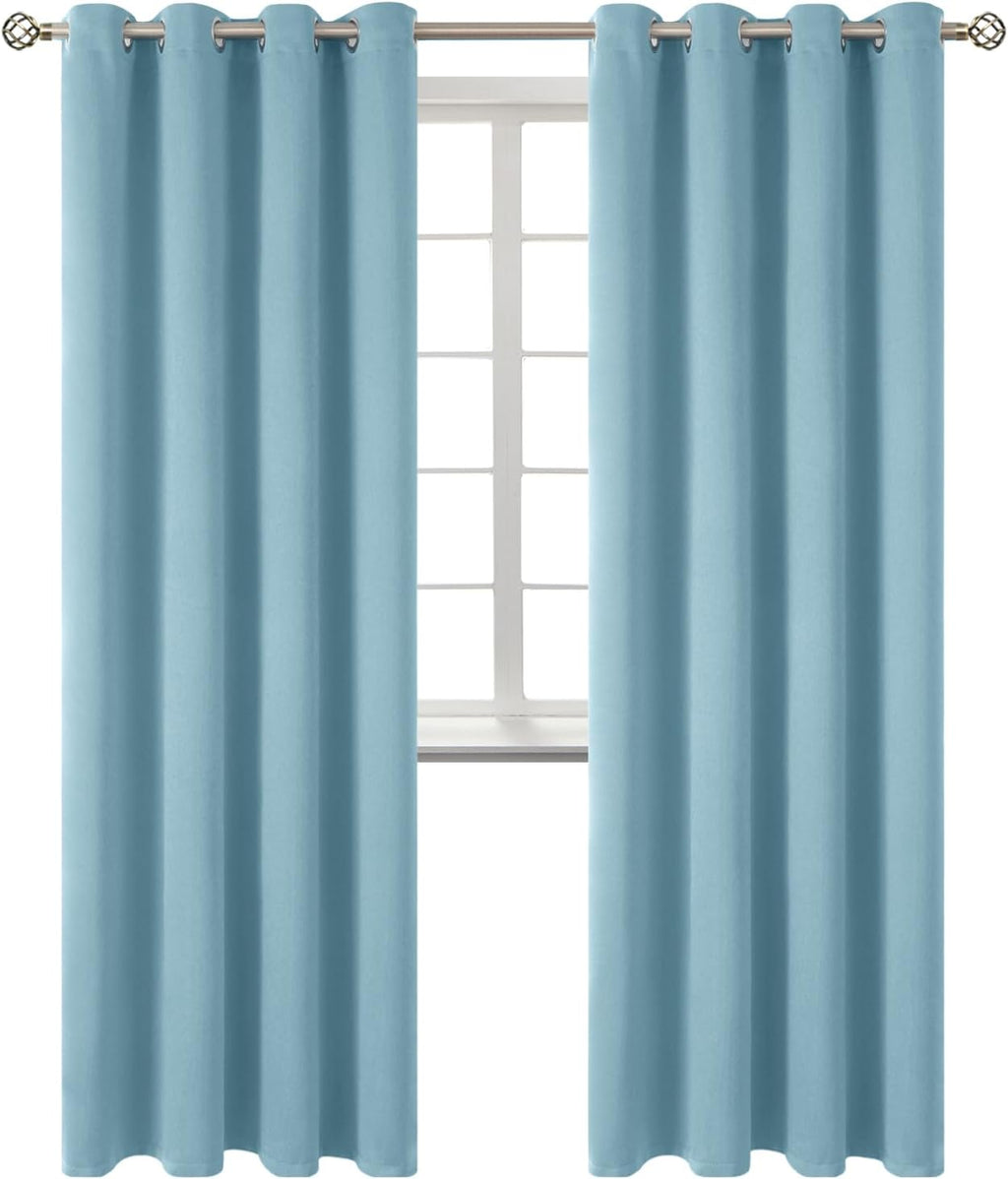 BGment Room Darkening Curtains 84 Inches Long - Grommet Thermal Insulated Drapes Window Treatment Curtains for Bedroom, 2 Panels, 52 x 84 I…