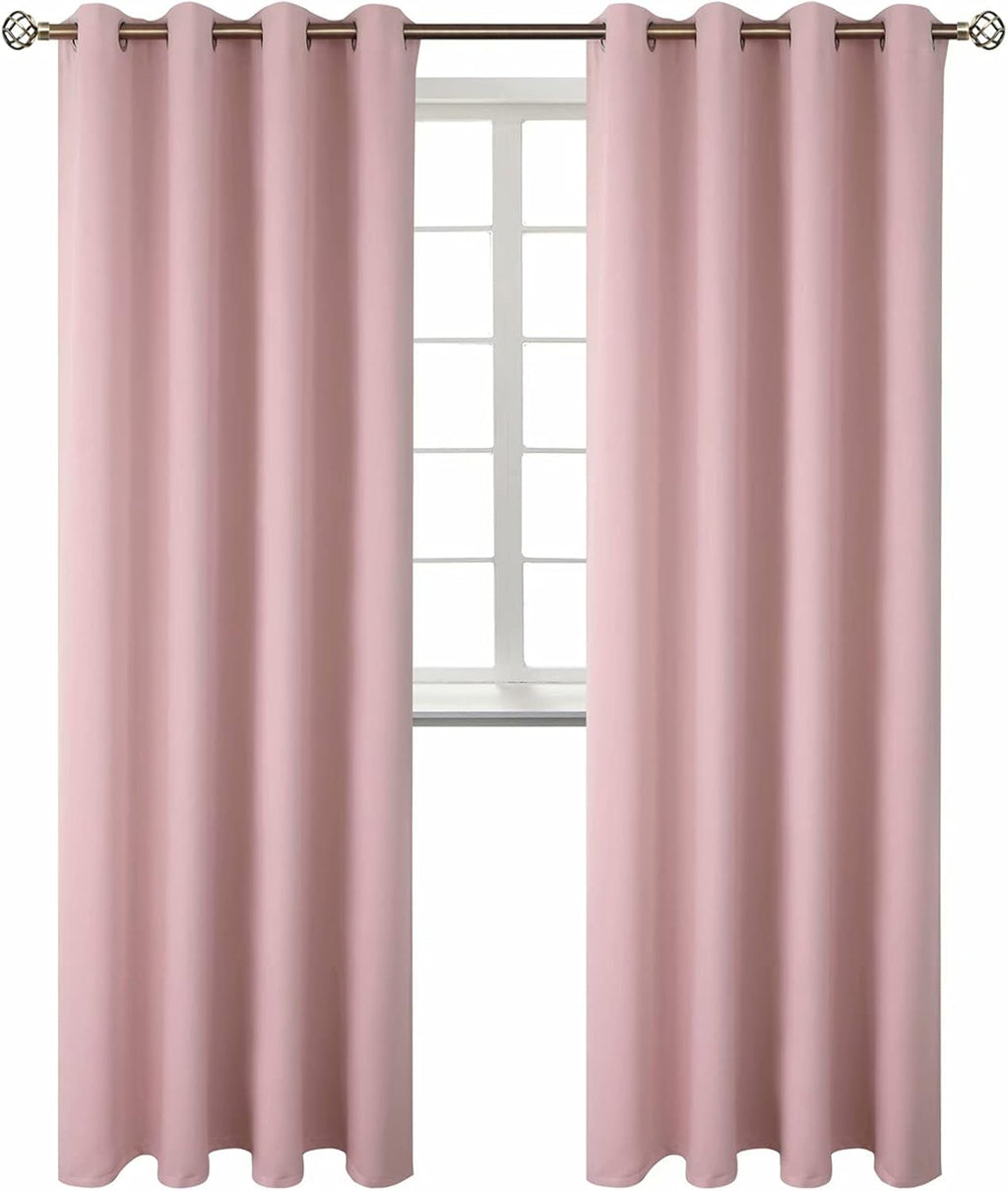 BGment Room Darkening Curtains 95 Inches Long - Grommet Thermal Insulated Drapes Window Treatment Curtains for Bedroom, 2 Panels, 52 x 95 I…