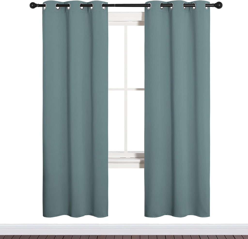 NICETOWN Modern Blackout Curtains Noise Reducing for Bedroom, Thermal Insulated and Privacy Room Darkening Drape Panels for Boy's Guest…