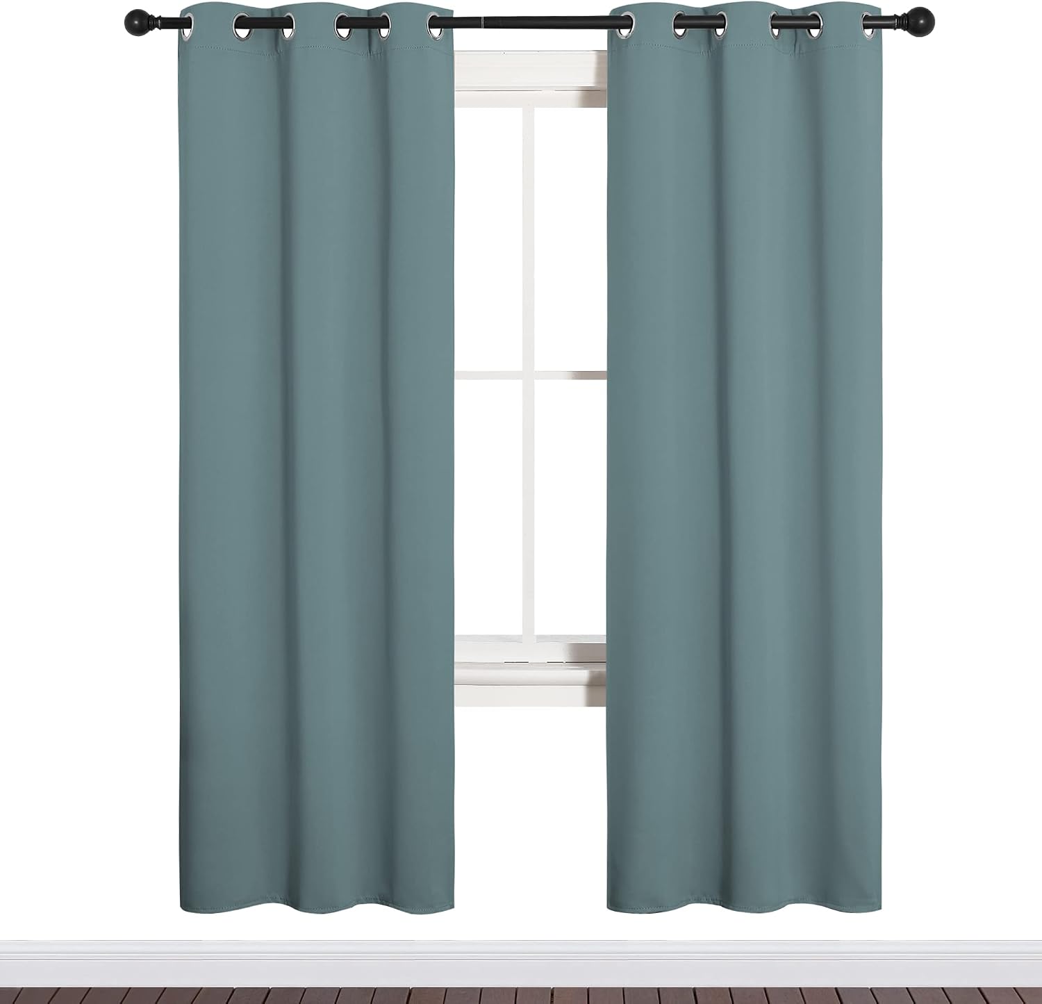 NICETOWN Modern Blackout Curtains Noise Reducing for Bedroom, Thermal Insulated and Privacy Room Darkening Drape Panels for Boy's Guest…