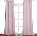 NICETOWN Room Darkening Drapes for Nursery - Light Blocking Curtain Panels for Bedroom Girl Room, Soft Fabric Window Treatment (Lavender…