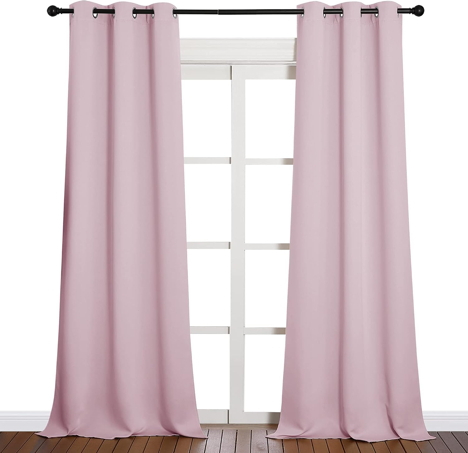 NICETOWN Room Darkening Drapes for Nursery - Light Blocking Curtain Panels for Bedroom Girl Room, Soft Fabric Window Treatment (Lavender…