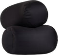 2Pcs Microbead Bolster Tube Neck Bed Body Pillows, 12 x 7 inches Squish Bean Bag Microbead Pillow for Sleeping Home Travel Neck Lumbar…