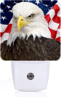 American Bald Eagle Night Light, Plug Into Wall with Dusk to Dawn Light Sensors, Warm Nightlights for Bedroom, Bathroom, Hallway, Kitchen…