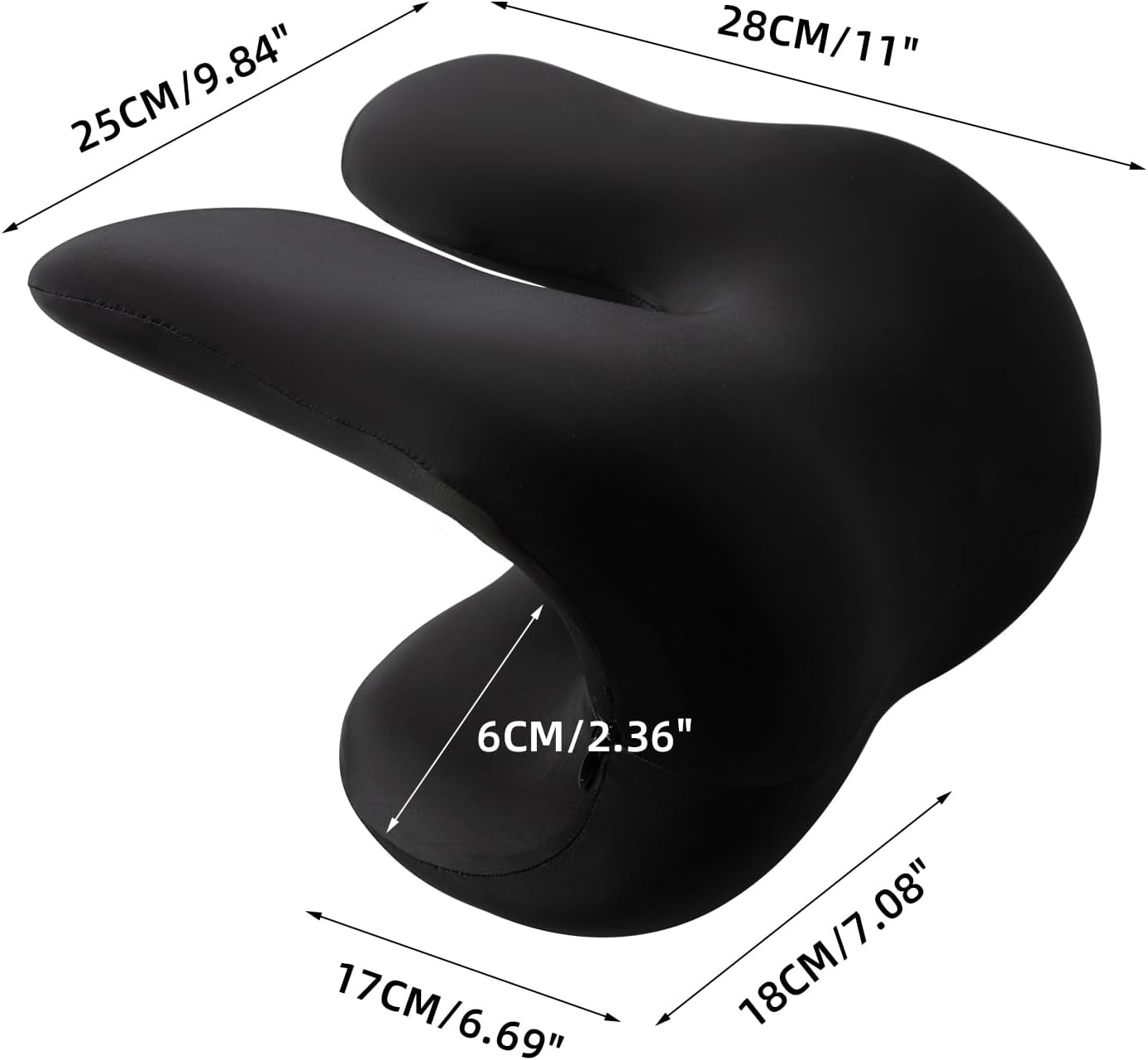 SheRest Office Chair Neck Pillow, Memory Foam Ergonomic Nap Pillow Office Chair Headrest Accessory, Neck Support Pillow Ideal for Office…