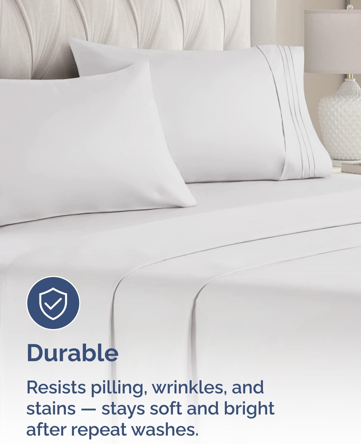 King Standard Pillow Cases Set of 8 - Ultra Soft Hotel Quality Pillowcase Covers - Comfy & Wrinkle Free - Shrink & Fade Resistant…