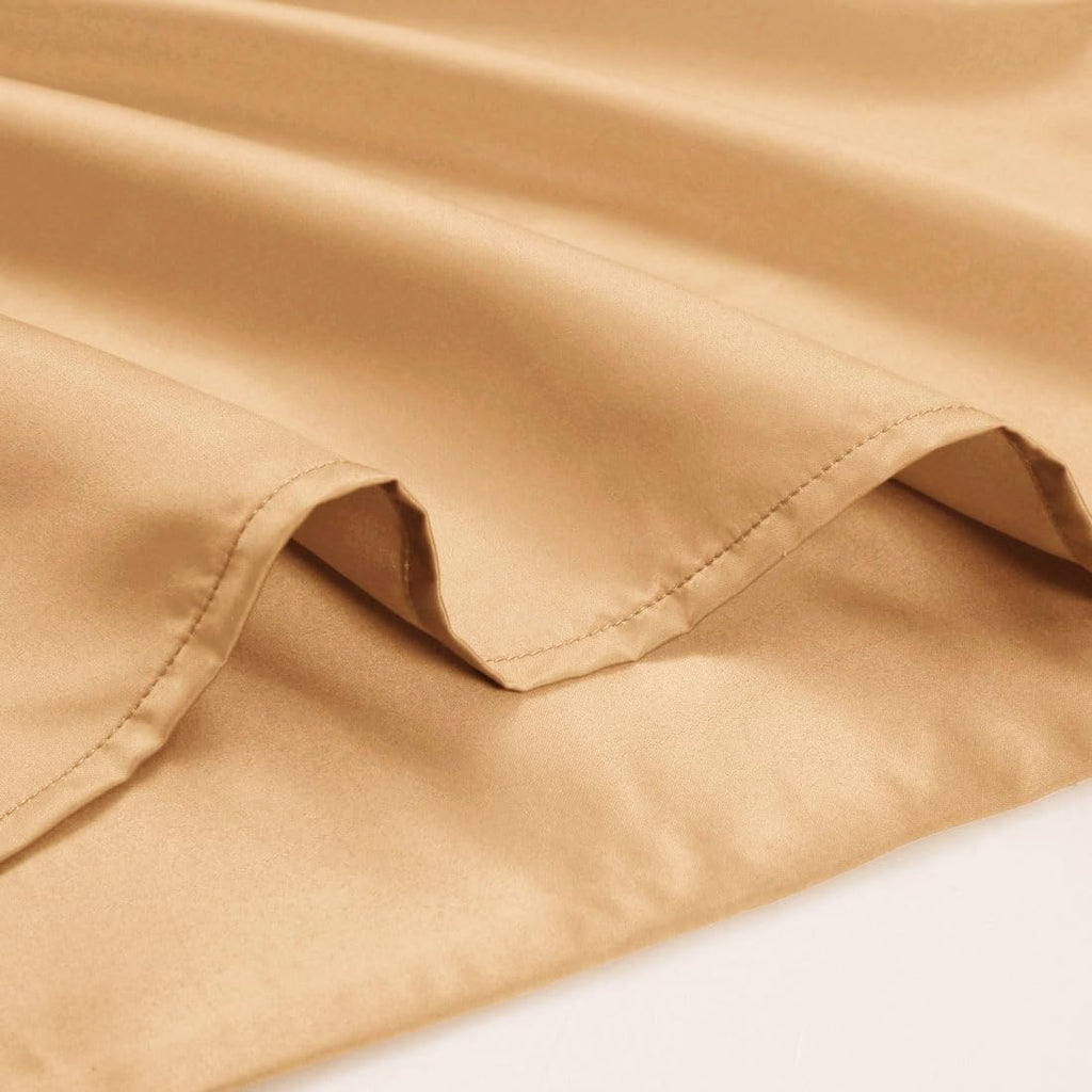 uxcell Body Pillow Cover, 20x54 Inch Gold Silky Satin Body Pillowcases for Hair and Skin, Soft Cooling Smooth Pillow Case with Envelope…