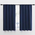 NICETOWN Curtains Blackout Draperies - Home Fashion Thermal Insulated Solid Drape Panels for Kid's Room, Privacy Window Dressing (Navy, 1…