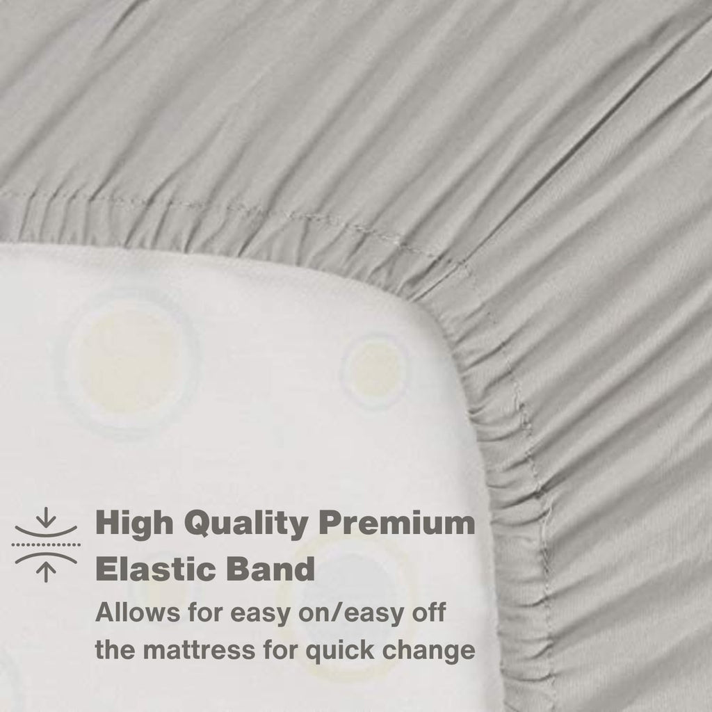 EVERYDAY KIDS 3 Piece Toddler Sheet Set - Soft Breathable Microfiber Toddler Bedding - Includes a Flat Sheet, a Fitted Sheet and a…