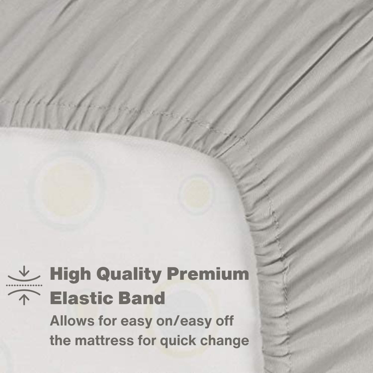 EVERYDAY KIDS 3 Piece Toddler Sheet Set - Soft Breathable Microfiber Toddler Bedding - Includes a Flat Sheet, a Fitted Sheet and a…