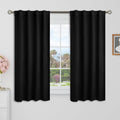 BGment Black Out Curtains 54 Inch Long for Bedroom - 34 x 54 Inch Curtains Thermal Insulated Noise Reducing Energy Efficiency Rod Pocket an…