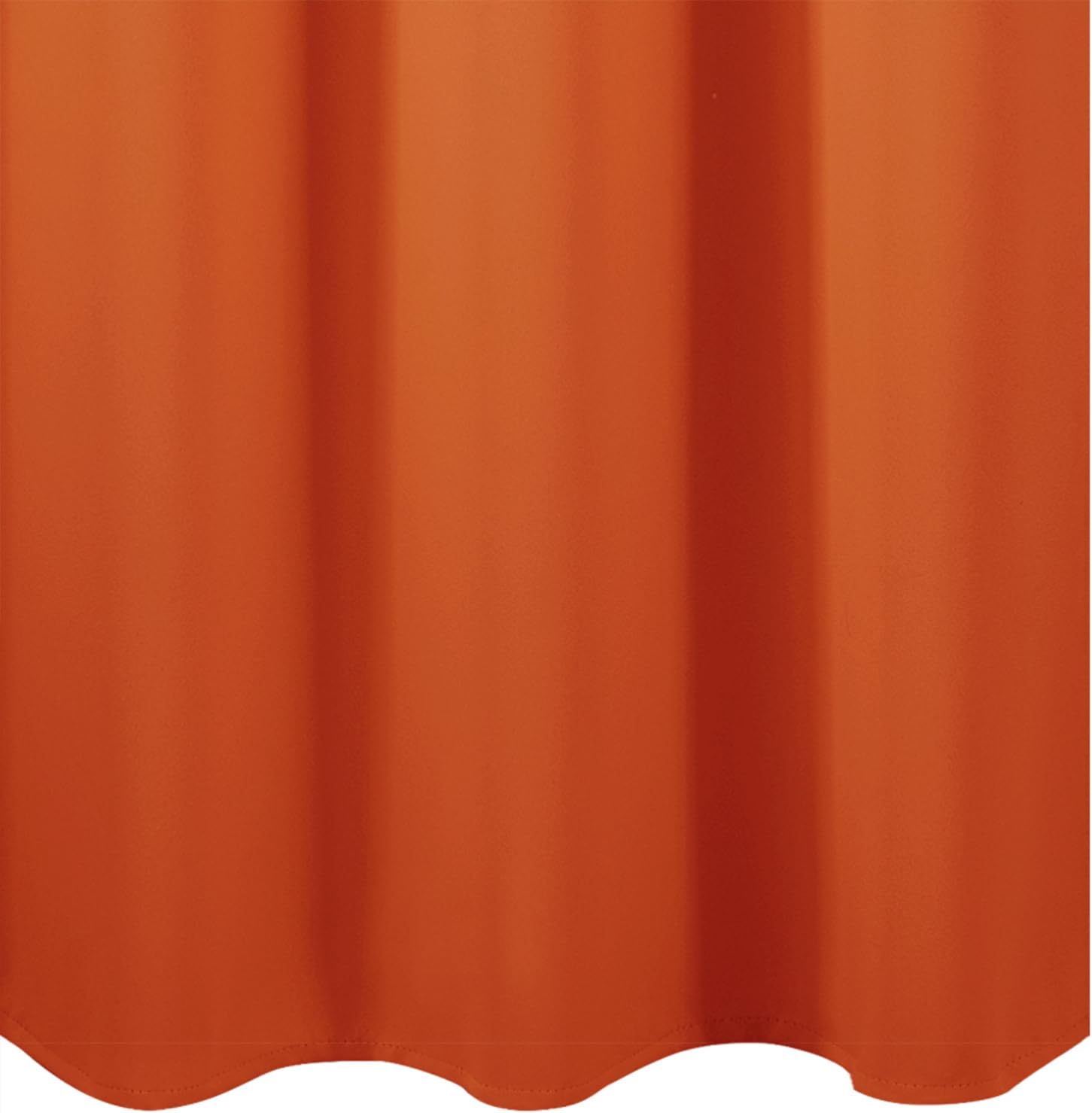 Lemomo Orange Blackout Curtains/38 x 54 Inch/Set of Two Panels Grommet Living Room Curtains 54 Inch silver