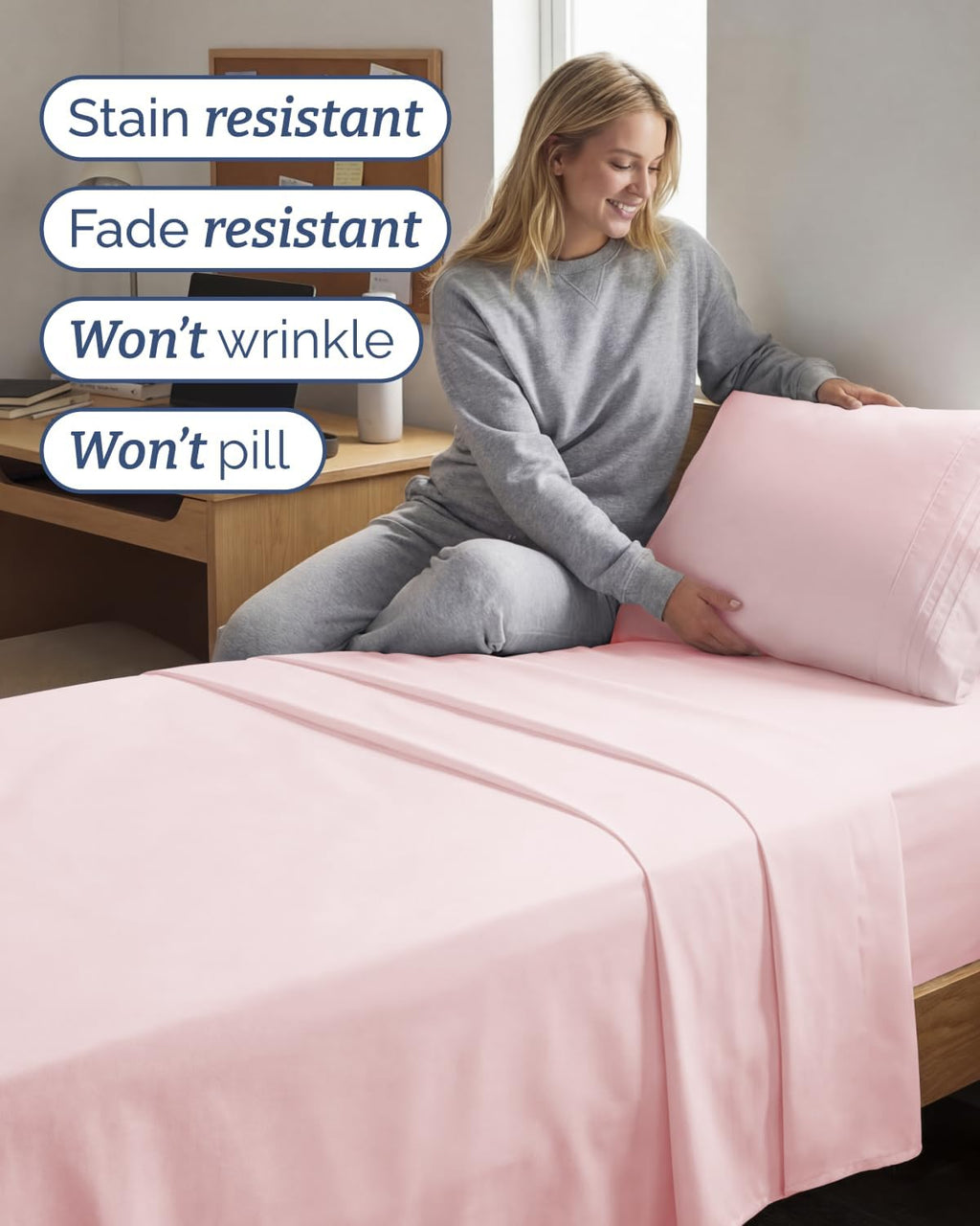 Twin XL Size 3 Piece Sheet Set - Comfy Breathable & Cooling Sheets - Hotel Luxury Bed Sheets for Women & Men - Deep Pockets, Easy-Fit…